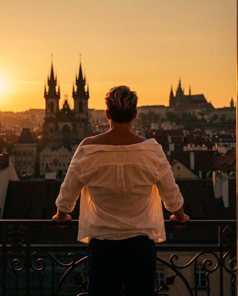 Společník Dominik – Praha při rozednění
